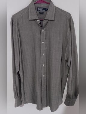 Polo Ralph Lauren Philip Shirt Mens 16-34/35 Heather Gray